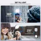 NEEWER NL48B Magnetic Selfie Light - Black