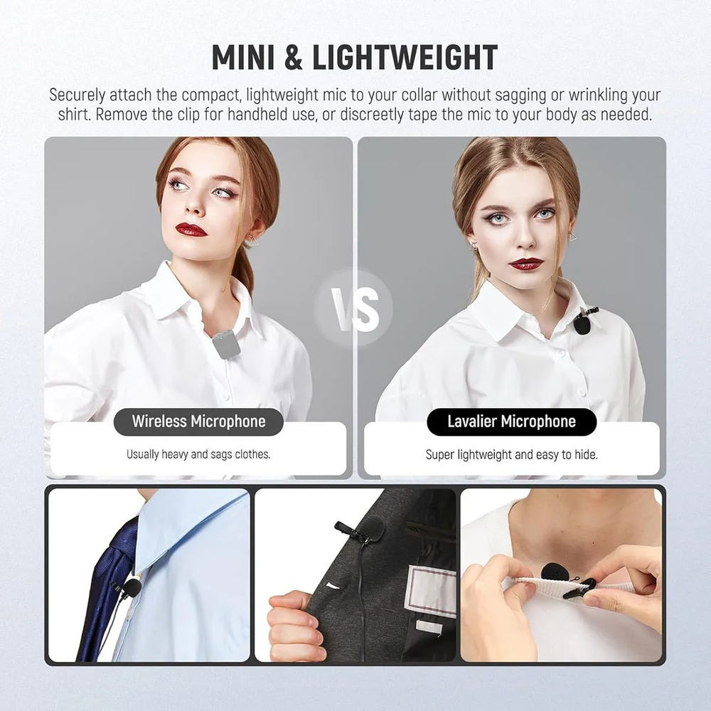NEEWER LM1 USB-A Lavalier Microphone