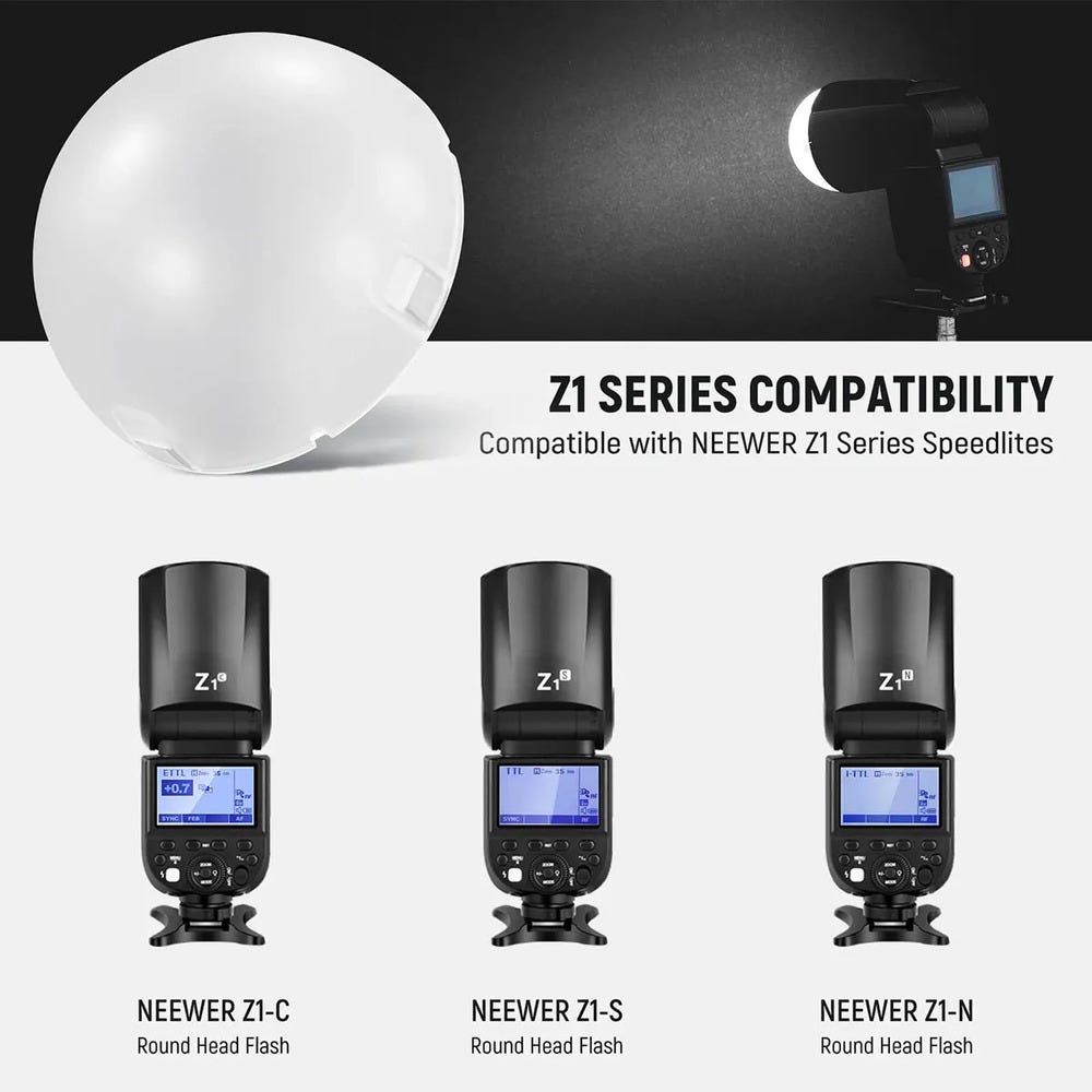NEEWER Diffuser Dome for Z1 Flash
