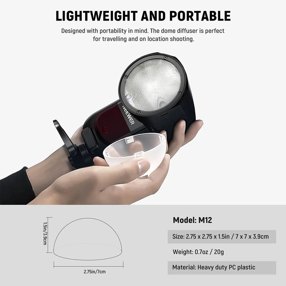 NEEWER Diffuser Dome for Z1 Flash