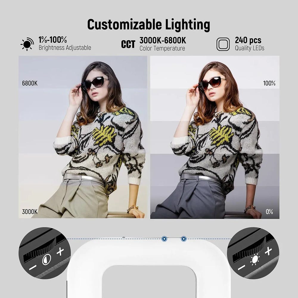 NEEWER NL200B Bi-Colour LED Light Rig