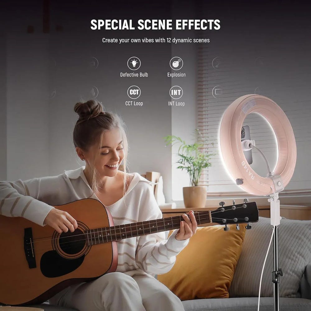 NEEWER RA14B Inflatable LED Ring Light with Remote