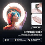 NEEWER RA14B Inflatable LED Ring Light with Remote