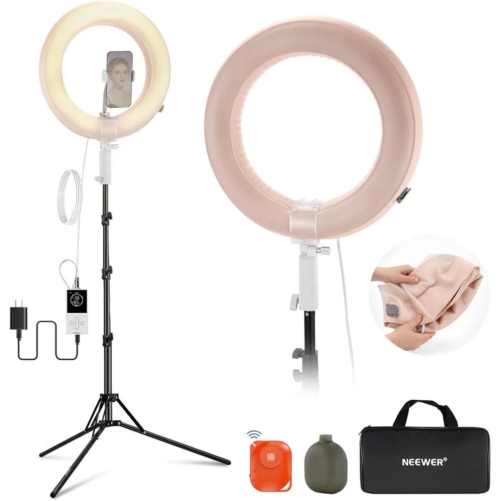 NEEWER RA14B Inflatable LED Ring Light with Remote