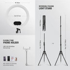 NEEWER RH100B High Power LED Ring Light