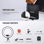 NEEWER RL45C RGB Edge Lit Soft Ring Light with Phone Holder and Light Stand