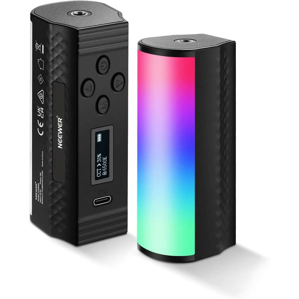 NEEWER TL96RGB Handheld RGB LED Light Wand - 2 Pack
