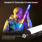 NEEWER TL96RGB Handheld RGB LED Light Wand - 2 Pack