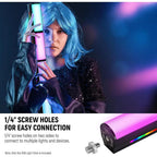 NEEWER TL97C LED Light Wand - 2 Pack