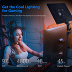 NEEWER NL-288ARC LED Video Light with Light Stand - 2 Pack