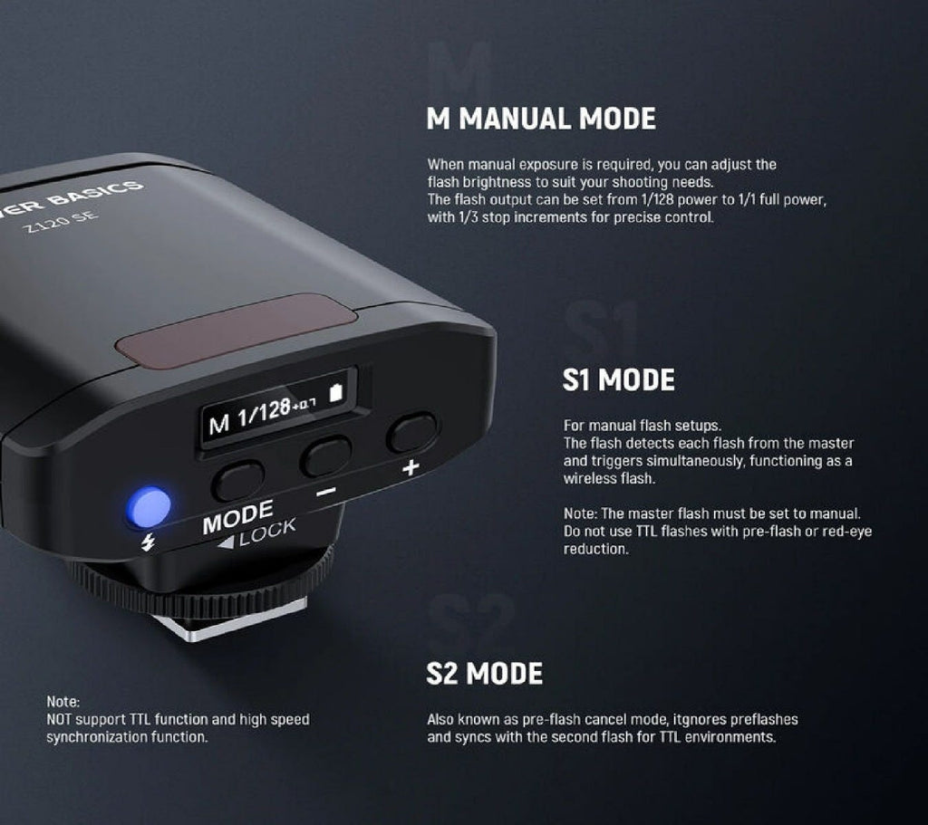 NEEWER Z120 SE Mini Camera Flash`