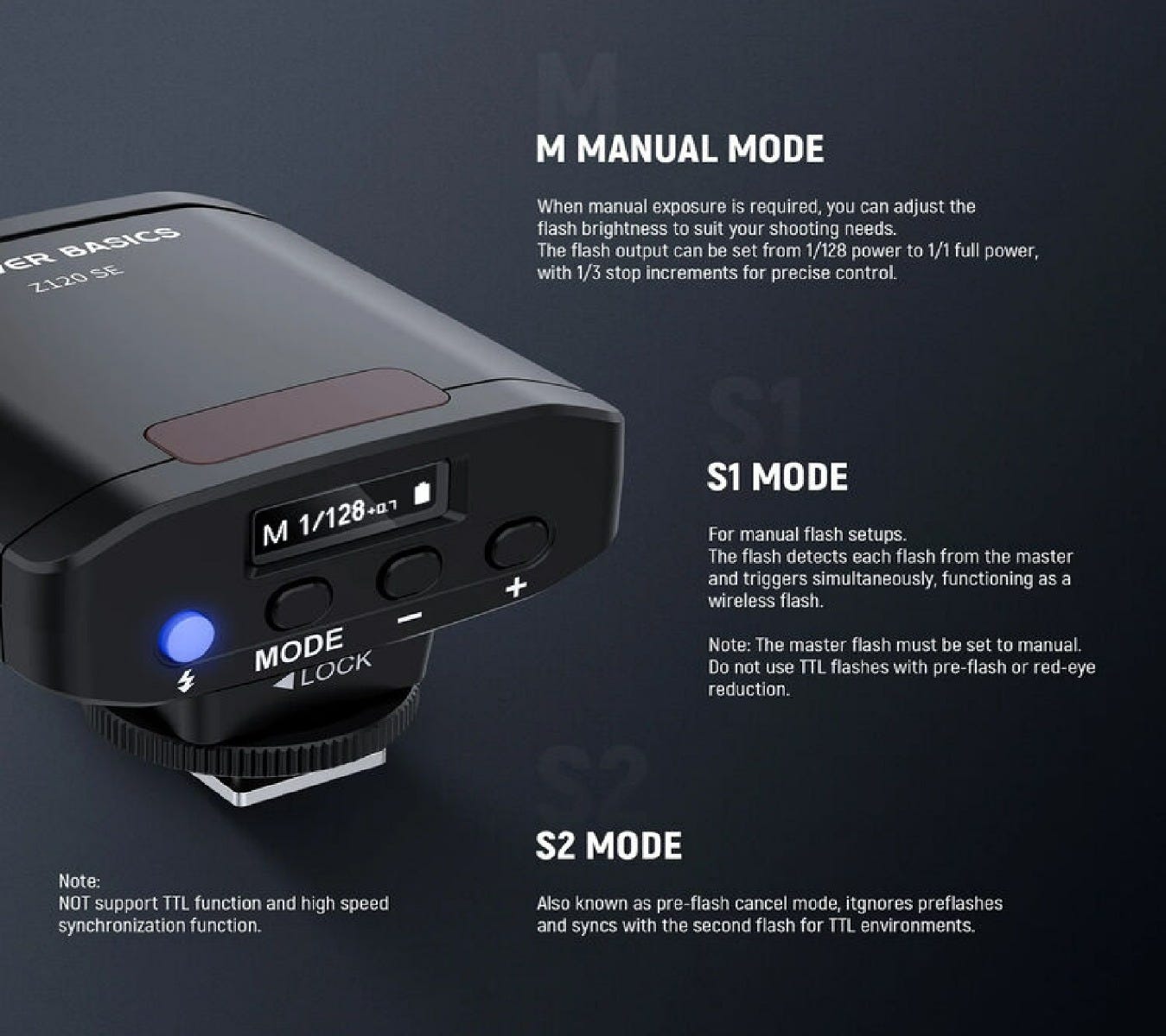NEEWER Z120 SE Mini Camera Flash`