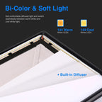 NEEWER NL-288ARC LED Video Light with Light Stand - 2 Pack