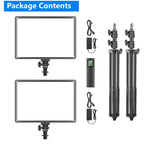 NEEWER NL-288ARC LED Video Light with Light Stand - 2 Pack