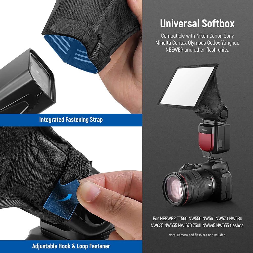 NEEWER 10x12cm Universal Flash Diffuser