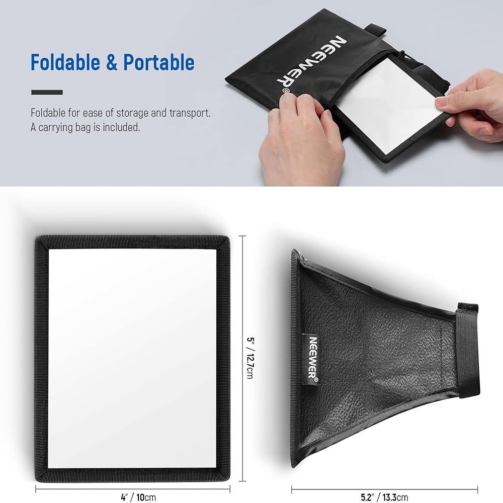 NEEWER 10x12cm Universal Flash Diffuser