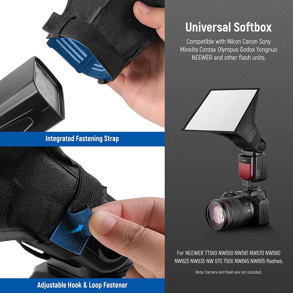 NEEWER 15x12cm Universal Flash Diffuser