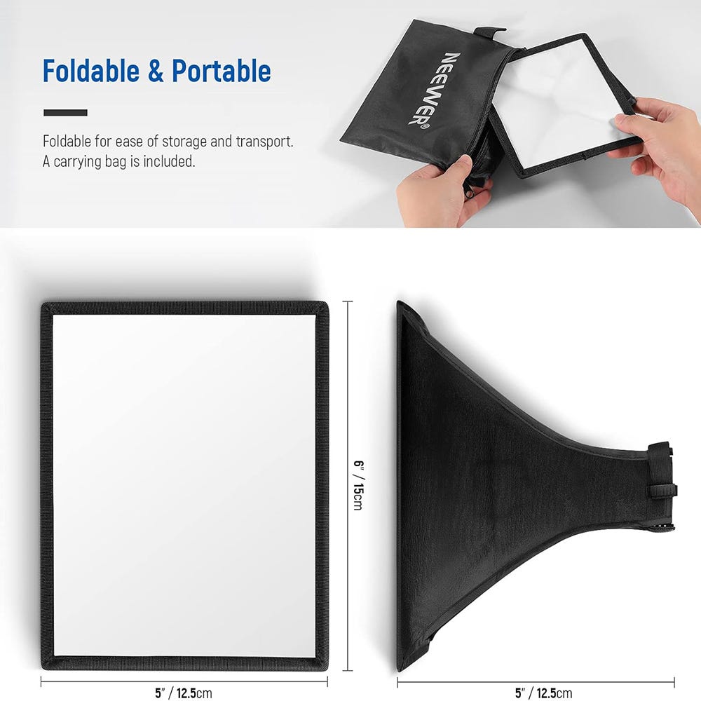 NEEWER 15x12cm Universal Flash Diffuser