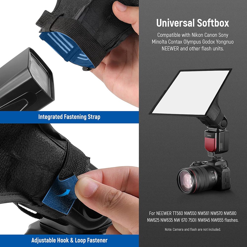 NEEWER 18x22cm Universal Flash Diffuser