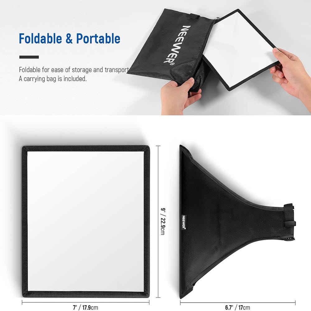 NEEWER 18x22cm Universal Flash Diffuser