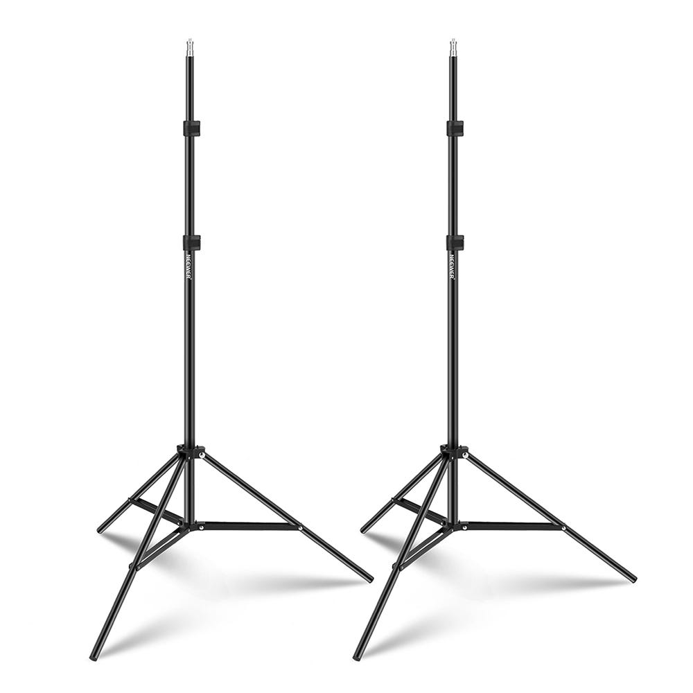 NEEWER 2.1m Aluminium Light Stand - 2 Pack