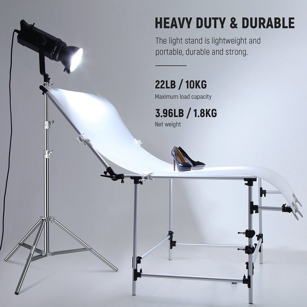 NEEWER 2.2m Stainless Steel Light Stand