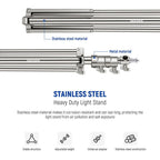 NEEWER 2.2m Stainless Steel Light Stand