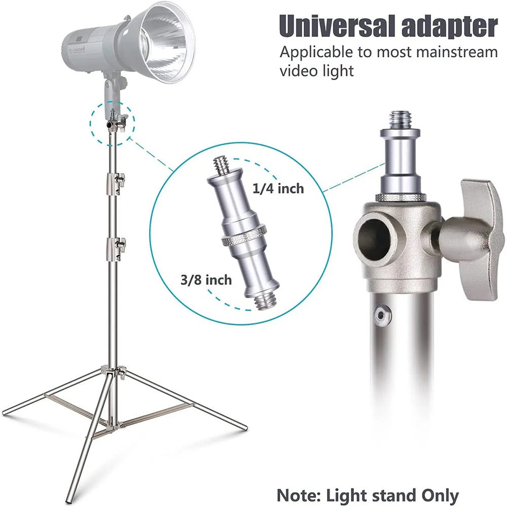 NEEWER 2.6m Stainless Steel Light Stand