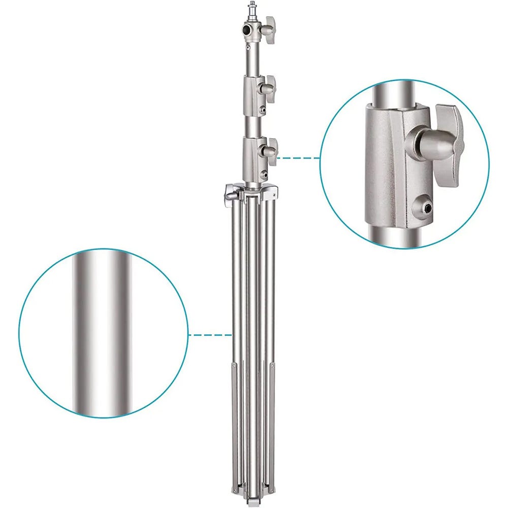 NEEWER 2.6m Stainless Steel Light Stand