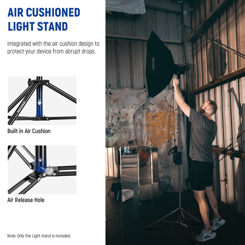 NEEWER 2.8m Air Cushioned Light Stand