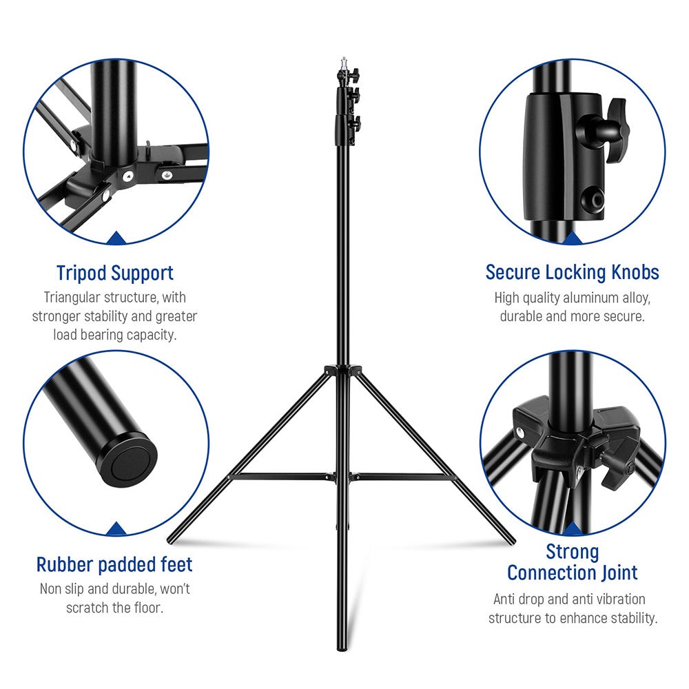 NEEWER 2.8m Air Cushioned Light Stand