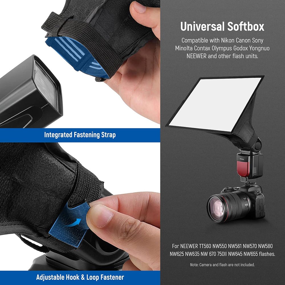 NEEWER 20x28cm Universal Flash Diffuser