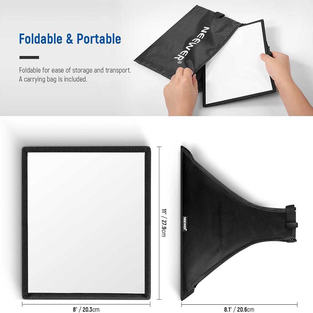 NEEWER 20x28cm Universal Flash Diffuser
