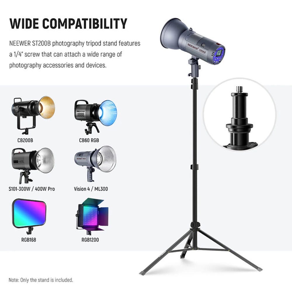 NEEWER 2m Light Stand with Ball Head