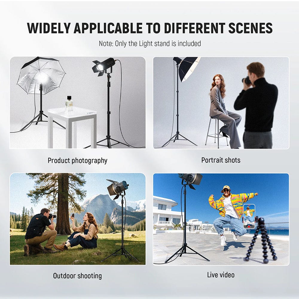 NEEWER 2m Light Stand with Ball Head