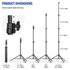 NEEWER 3m Air Cushioned Light Stand