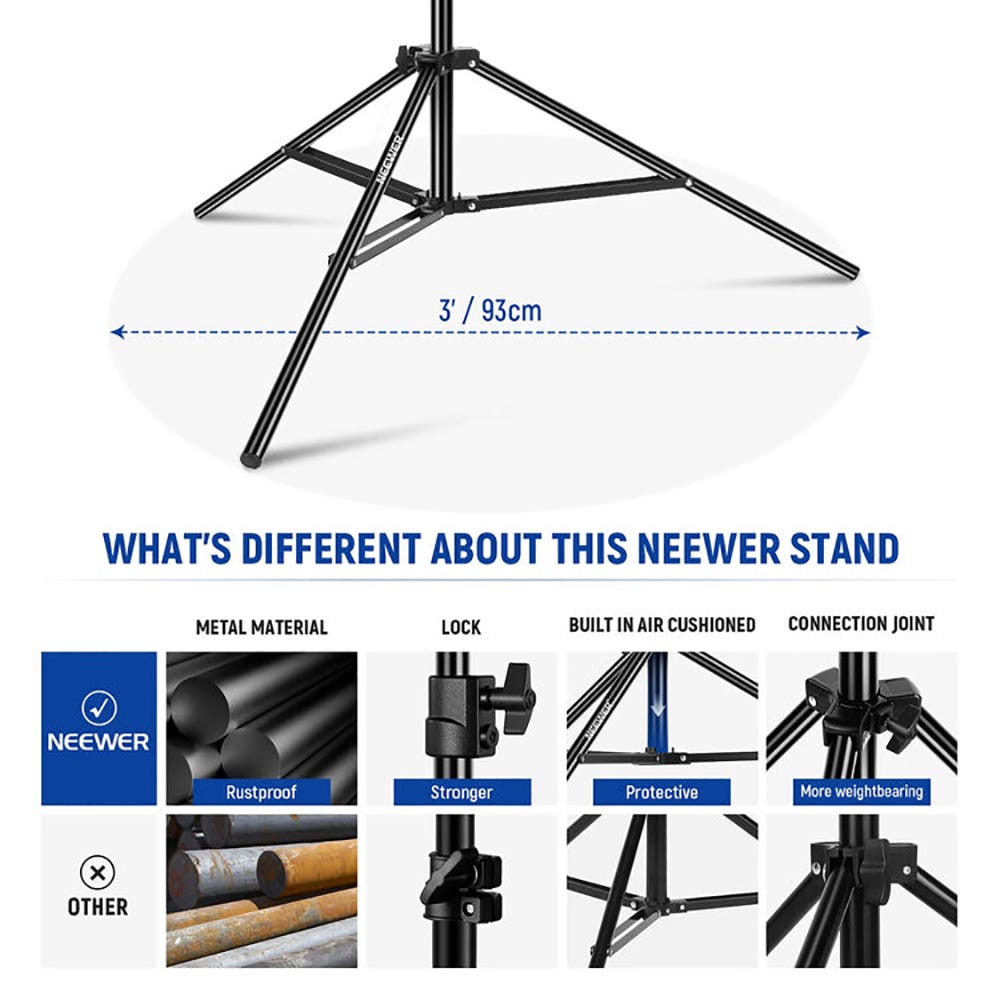 NEEWER 3m Air Cushioned Light Stand