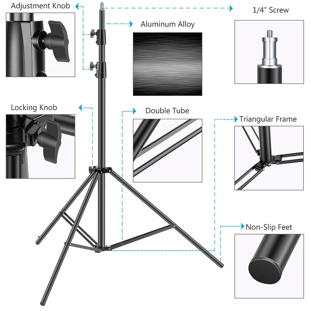 NEEWER 3m Light Stand with Sandbag