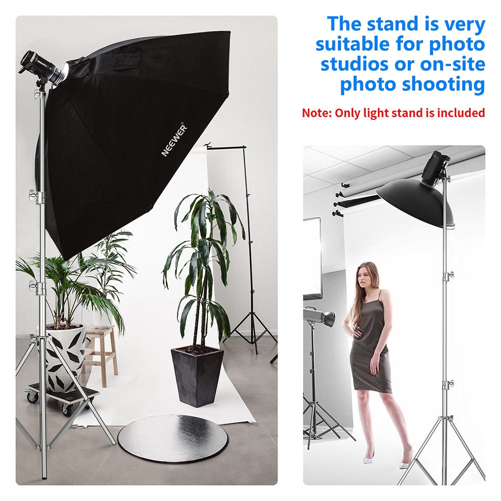 NEEWER 3m Stainless Steel Light Stand