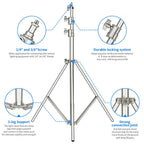 NEEWER 3m Stainless Steel Light Stand
