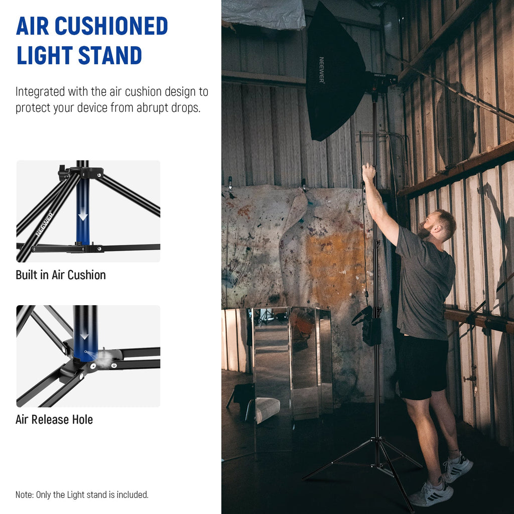 NEEWER 400cm 25-30-35-40mm Air Cushion Light Stand