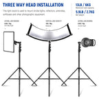 NEEWER 400cm 25-30-35-40mm Air Cushion Light Stand