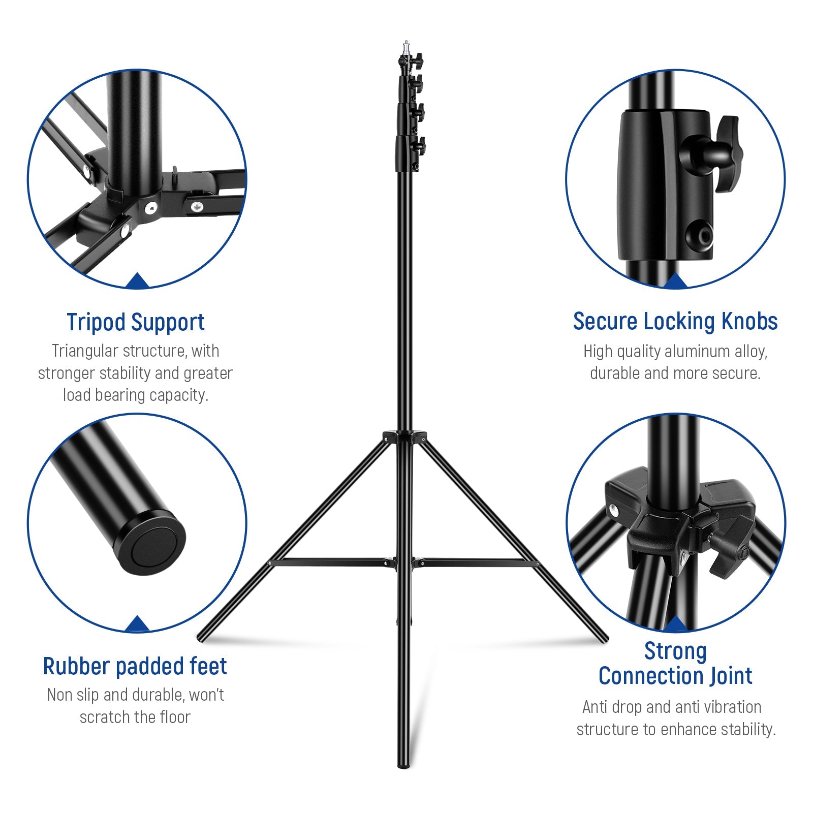 NEEWER 400cm 25-30-35-40mm Air Cushion Light Stand