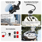 NEEWER 50 in 1 Accessory Kit for Action Camera - Black