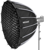 NEEWER 55cm Deep Parabolic Quick Release Softbox with Honeycomb Grid