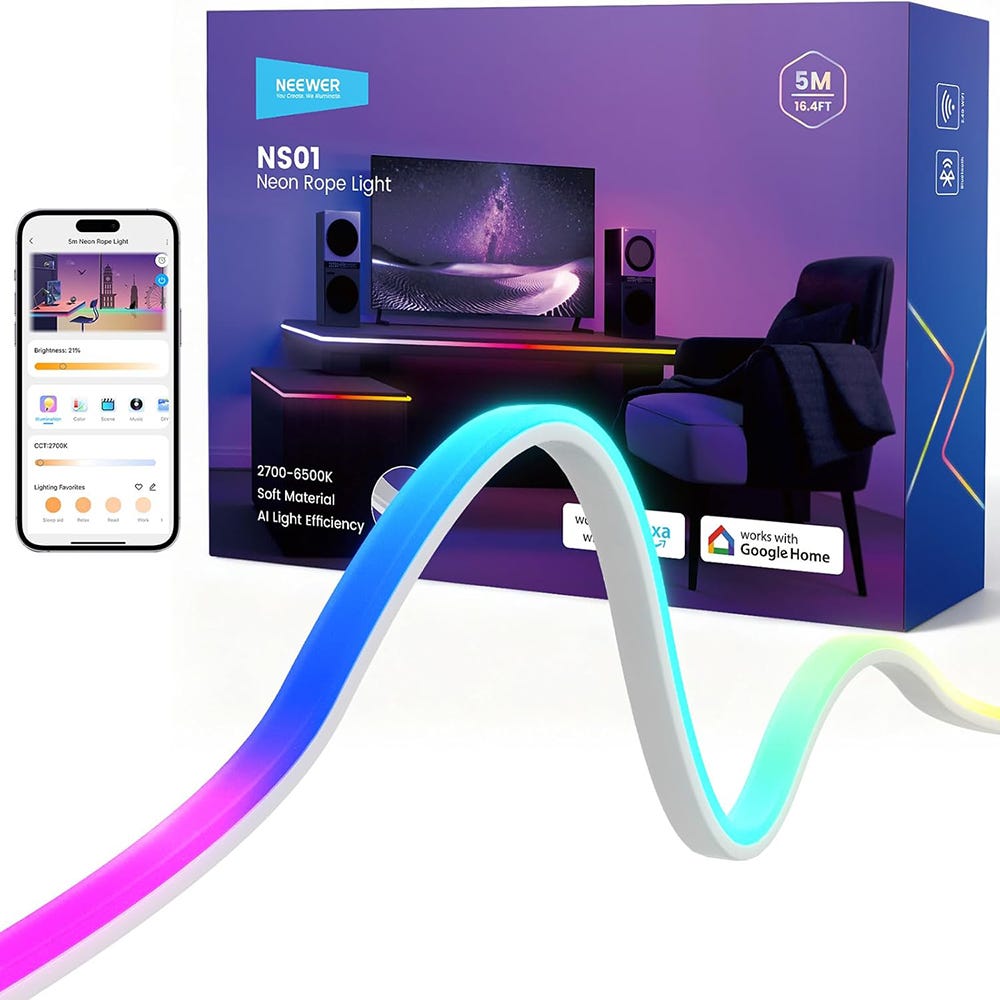 NEEWER 5m Smart RGB LED Light Strip