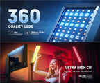 NEEWER BH20C RGB Light with Light Stand
