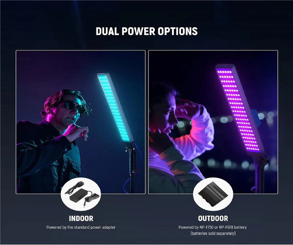 NEEWER BH20C RGB Light with Light Stand