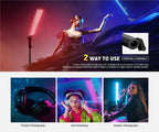 NEEWER BH20C RGB Light with Light Stand