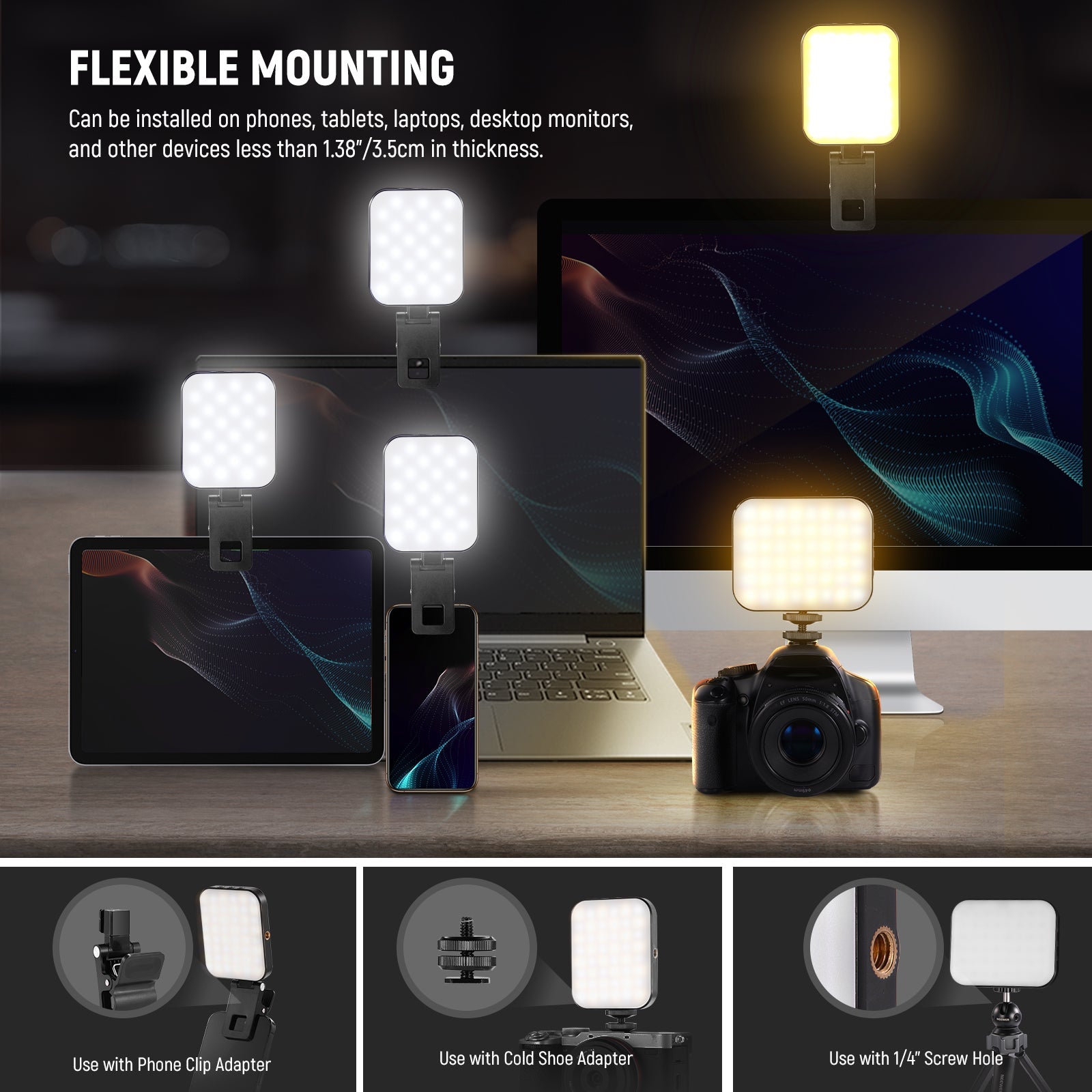 NEEWER BL48B Basic Magnetic Selfie Light
